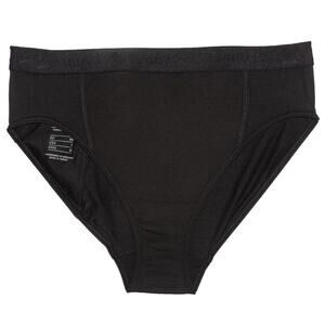 Gore Base Layer Briefs Panties Womens Size Large Solid Black Underwear